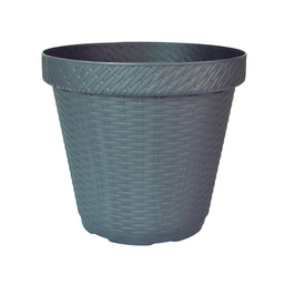 POT FLOWER ROUND RATTAN D13.5" 113984