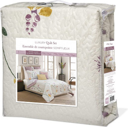 QUILT SET LUXURY DOUBLE/QUEEN 1220304