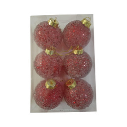 BALLS CHRISTMAS SET OF 6 1230023