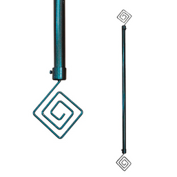 CURTAIN ROD 62"X120" #HS-612 121855