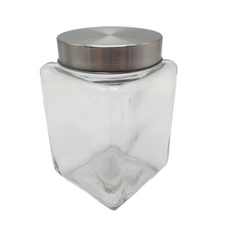 GLASS CONTAINER W/LID 9X14.5CM 1226518