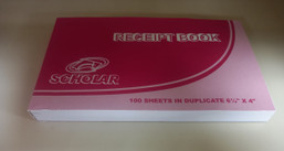 BOOK RECEIPT  DUP 6.5X4 100PG 144476