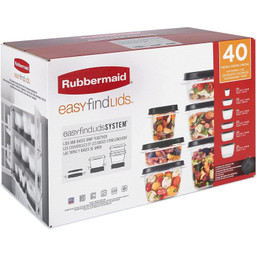 CONTAINERS FOOD 40PCS EASY FIND 1216455