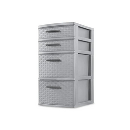 4 DRAWER WEAVE TOWER 2LG & 2SM 1259786