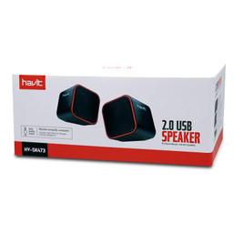 SPEAKER USB 3W BLACK-RED HAVIT 204628