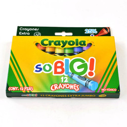 CRAYONS BIG 12CT #653-521912 144625