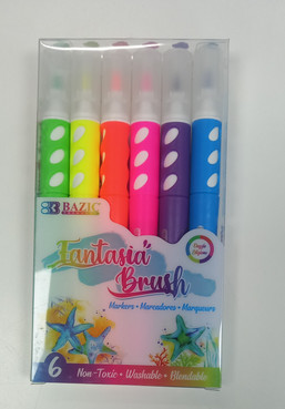 MARKER 6 FLUORESCENT COLORS 145689