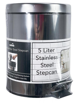 CAN STEP STAINLESS STEEL 5 L 1214234