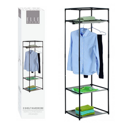 WARDROBE 3-SHELF ELLE DECOR 1214307