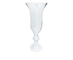 VASE GLASS CLR #714-00548 1222747