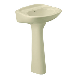 LAVATORY AND PEDESTAL FERRARA BONE 077866