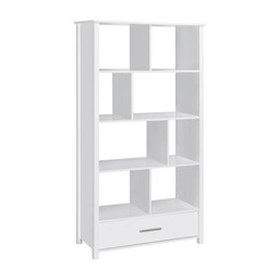 BOOKCASE HIGH GLOSS WHITE 178466