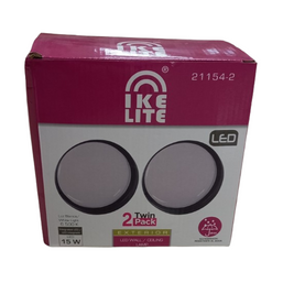 LAMP CEILING OUTDOOR BLACK (TWIN 088116