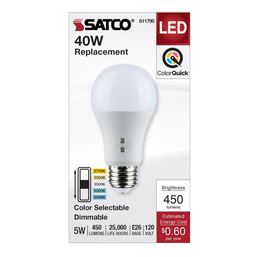BULB LED SATCO 40W/120V 089951 BULB LED SATCO 40W/120V 089951