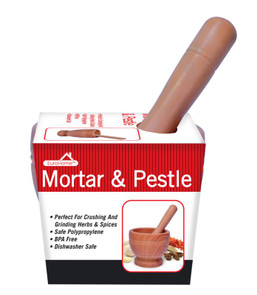 MORTAR AND PESTLE SET WOOD DESIGN 1214087