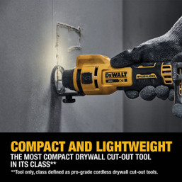 DEWALT 20V MAX XR Brushless Cordless Drywall Cut-Out Tool (Tool Only)