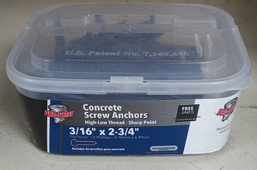 SCREW CONCRETE FH 3/16"X2-3/4" 094346