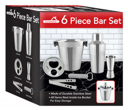 BAR SET S/S 6 PIECE 1215350