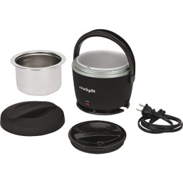 Crock-Pot Lunch Crock 20 Oz. Black Food Warmer - Perfect for On-The-Go Meals