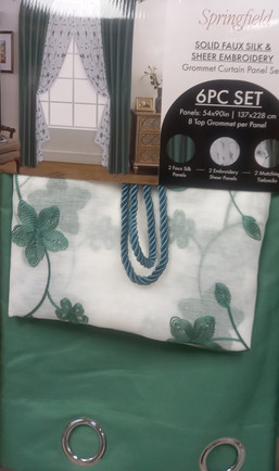 CURTAIN SPRINGFIELD 54X90- 6PC 1211657