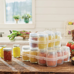Roots & Harvest SafeCrate Pint Jar Storage Container (6 Jar Capacity)