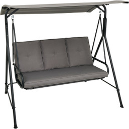 Outdoor Expressions 3-Person Patio Swing with Canopy