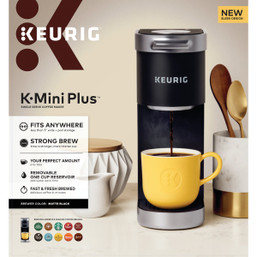 Keurig K-Mini Plus Single Serve Coffee Maker - Compact Brewer with 6-12 oz Brew Capacity