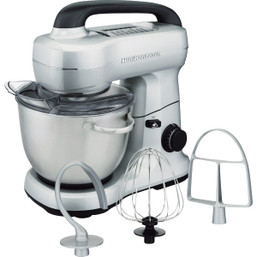 Hamilton Beach 7-Speed Stand Mixer with Stainless Steel Bowl and Accessories