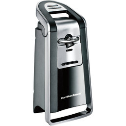 Hamilton Beach Smooth Touch Chrome Electric Can Opener with Easy-Touch Opening Lever