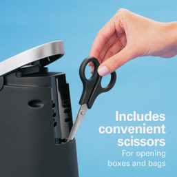 Hamilton Beach Smooth Touch Chrome Electric Can Opener with Easy-Touch Opening Lever