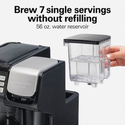 Hamilton Beach FlexBrew Trio 12-Cup Coffee Maker with Single-Serve and Ground Coffee Options