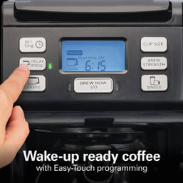Hamilton Beach FlexBrew Trio 12-Cup Coffee Maker with Single-Serve and Ground Coffee Options