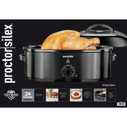 Proctor Silex 18 Quart Electric Roaster Oven with Self-Basting Lid