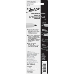 Sharpie Black Fine Point Retractable Permanent Markers (2-Pack) by Sharpie * Bold, Precise, and Quick-Drying Ink
