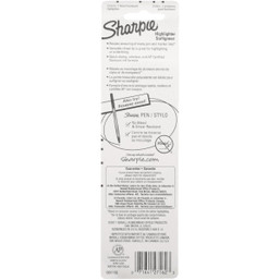 Sharpie Accent Yellow Pocket-Style Highlighter (2-Pack) - Precise and Portable Highlighting Solution