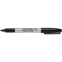 Sharpie Black Fine Point Permanent Marker - Smearproof & Waterproof
