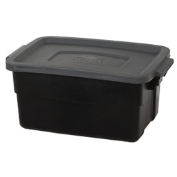 Rubbermaid Roughneck 3 Gallon Storage Tote with Durable Polyethylene Construction