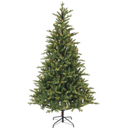 Everlands 6 ft. Warm White & Multi LED Allison Pine Christmas Tree