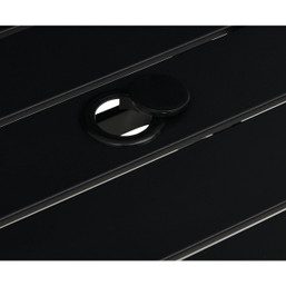 Outdoor Expressions Windsor 60-Inch x 38-Inch Steel Slat-Top Patio Table