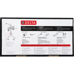 Delta Foundations 1-Handle Lever Kitchen Faucet with Side Spray - Chrome Finish