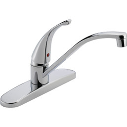 Peerless 1-Handle Lever Kitchen Faucet with Chrome Finish - Model 460487