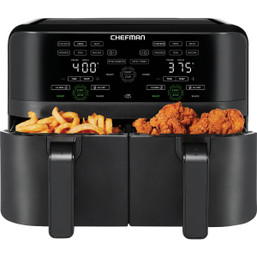 Chefman TurboFry Touch 9 Qt. Air Fryer * Family-Size Cooking with Digital Control and Multi-Functionality