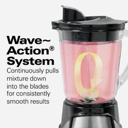 Hamilton Beach 12-Function Blender and Chopper with 5-Cup Glass Jar and 3-Cup Chopping Bowl