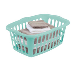 Sterilite 1.5 Bushel Rectangular Laundry Basket with Contoured Grip and Ventilation