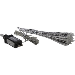 Alpine 10 Inch LED Multi-Bulb Hanging Twig Snowflake Ornament Light Decoration