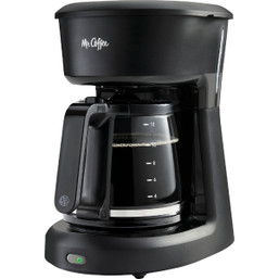 Mr. Coffee 12-Cup Switch Black Coffee Maker - Simple Brew Functionality with Auto Pause and Easy Cleanup