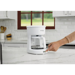 Mr. Coffee 5-Cup White Switch Coffee Maker - Compact and Easy to Use