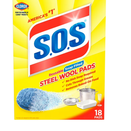 PADS SCOURING SOS 18PK #98018 123357