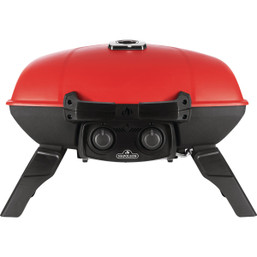 Napoleon TravelQ 285 Portable Propane Gas Grill with Griddle - Red
