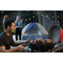 Napoleon TravelQ 285 Portable Propane Gas Grill with Griddle - Red